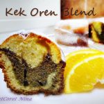 Resipi Kek Oren Blend Mudah Paling Senang Sedap