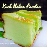 Resepi Kuih Bakar Pandan Mudah Sedap Lembut