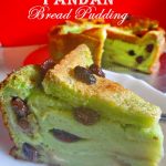 Resipi Puding Roti Pandan