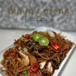 Resipi Bihun Goreng Hailam tak pedas menu anak-anak