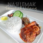 Nasi Lemak Sambal Udang Serai style Nina