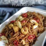 Resepi Bihun Goreng Hailam Tak Pedas untuk anak-anak