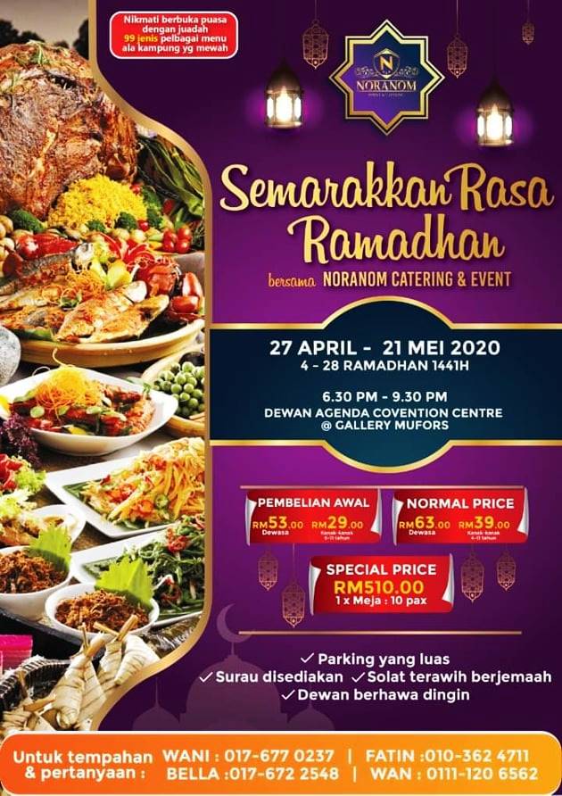 Buffet Ramadhan 2020 NORANOM Catering