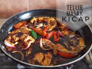 Resipi Cara Masak Telur Masak Kicap Paling Sedap Nina Mirza