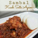 Resipi SAMBAL KACANG SATE AYAM MENU RAYA