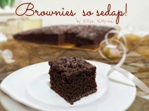 Resepi brownies sukatan cawan